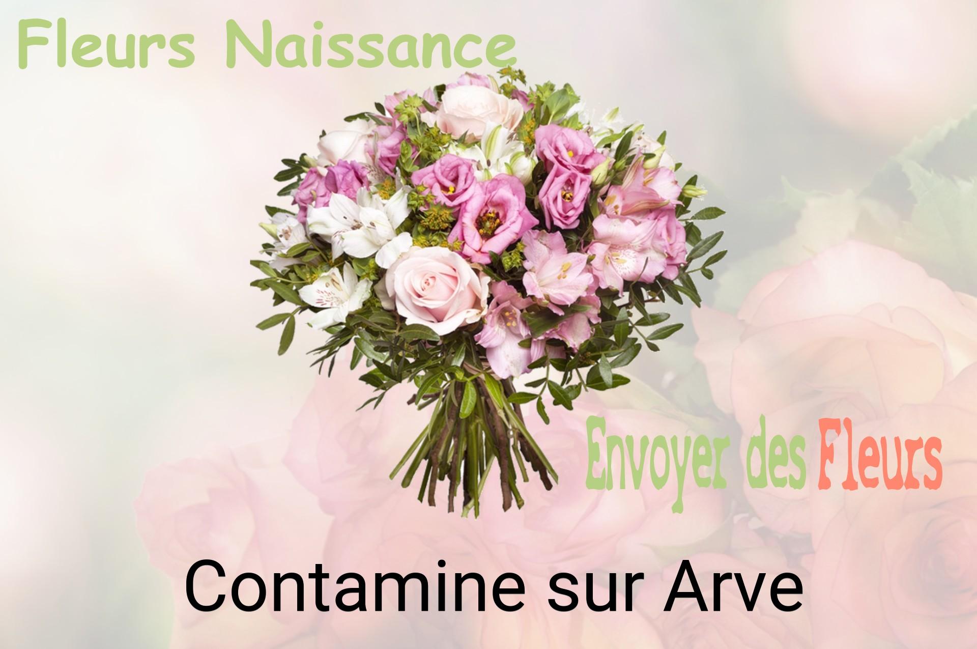 Bouquet de fleurs de naissance livré à Contamine-sur-Arve